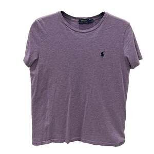 Polo Ralph Lauren Womens Large Purple Heather Pony Logo Crew Neck T-Shirt